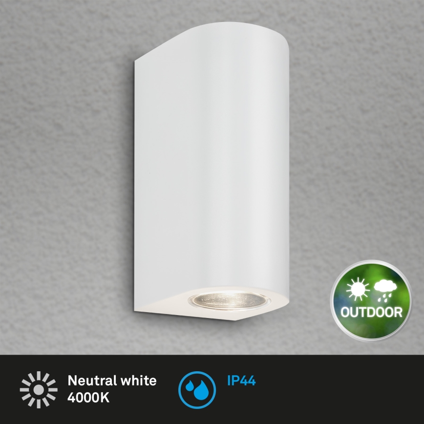 Briloner 3648-026 - LED Wandlamp voor buiten UP&DOWN 2xGU10/4,7W/230V IP44