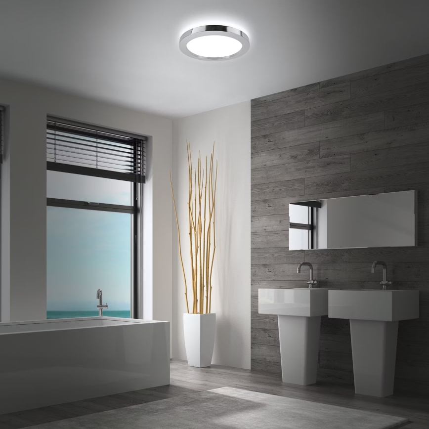 Briloner 3673-018 - LED Badkamer plafondlamp SPLASH LED/28W/230V diameter 41 cm