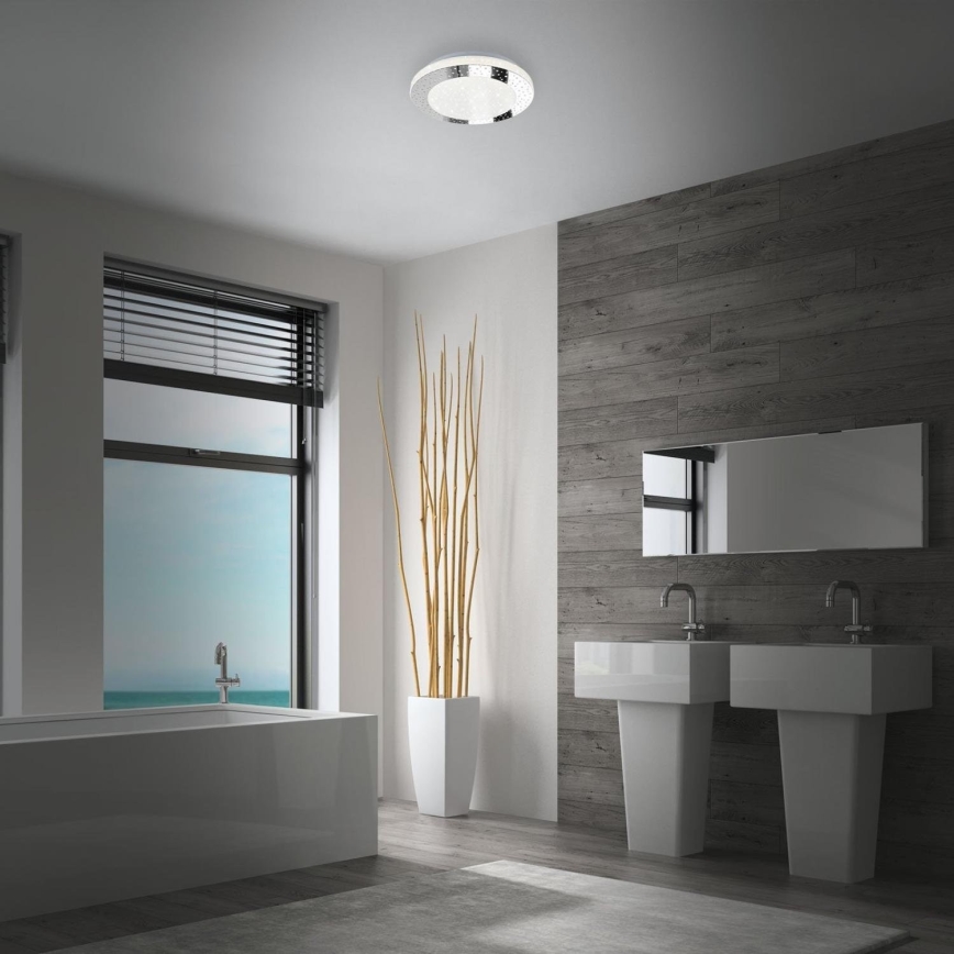 Briloner 3693-018 - LED Badkamer plafondlamp LED/15W/230V IP44 4000K diameter 28 cm