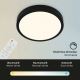 Briloner 3701-015 - Dimbare LED Plafondlamp RUNA LED/18W/230V 2700-6500K + afstandsbediening