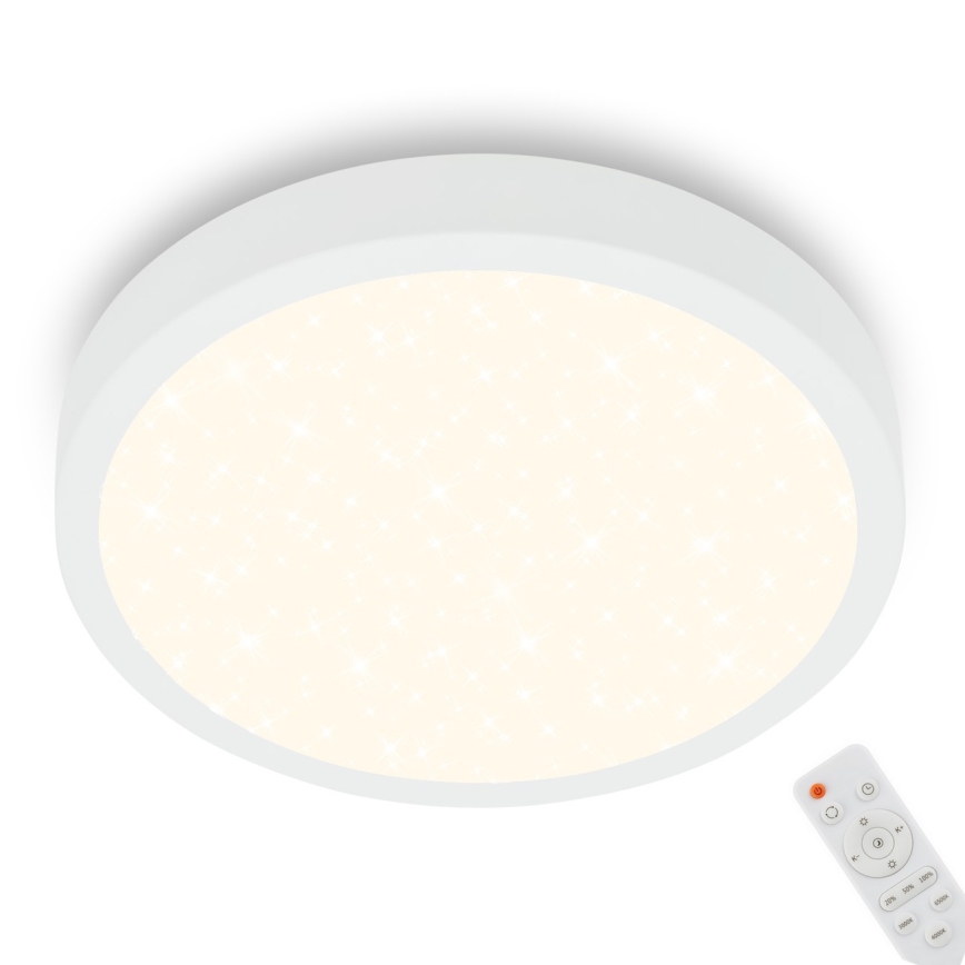 Briloner 3704-016 - Dimbare LED Plafondlamp RUNA LED/22W/230V 2700-6500K wit + afstandsbediening