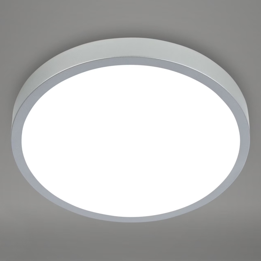 Briloner 3709-014 - LED RGBW Dimbare plafondlamp LED/22W/230V 4000K diameter 38 cm zilver + afstandsbediening