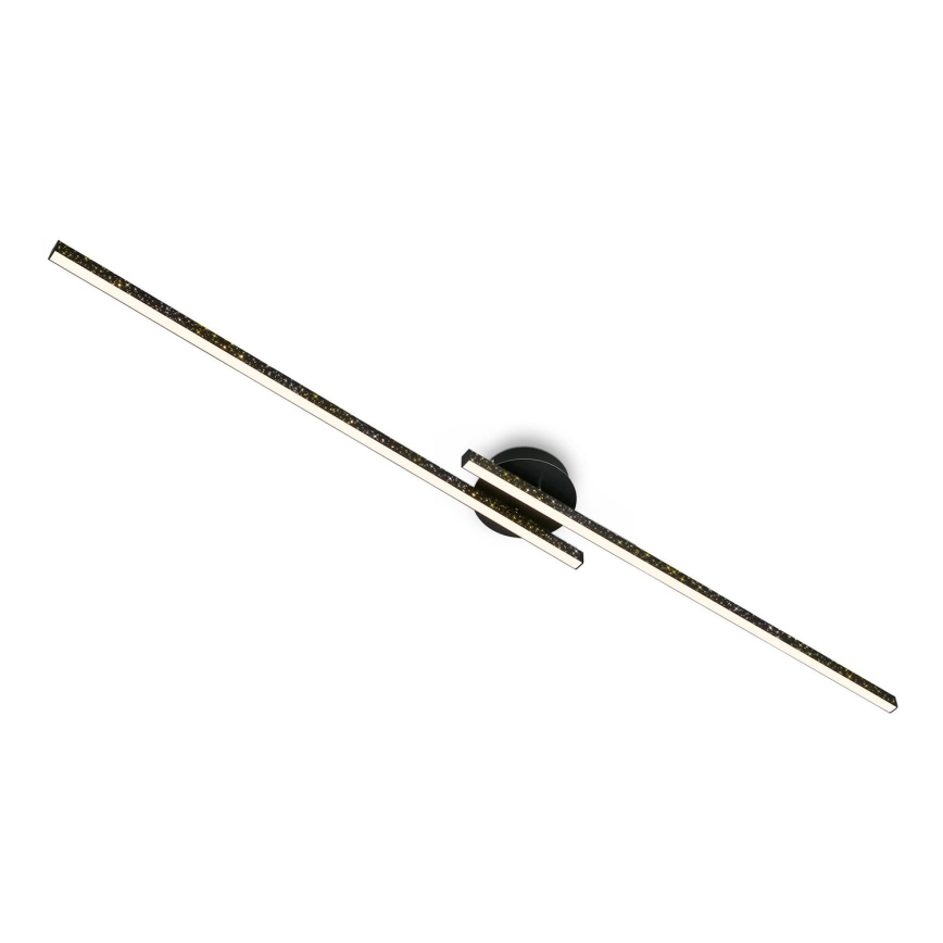 Briloner 3717-025 - LED Bevestigde Hanglamp REY 2xLED/12W/230V zwart