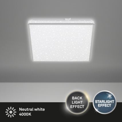 Briloner 3748-414 - LED Plafondlamp LINO LED/15W/230V mat chroom