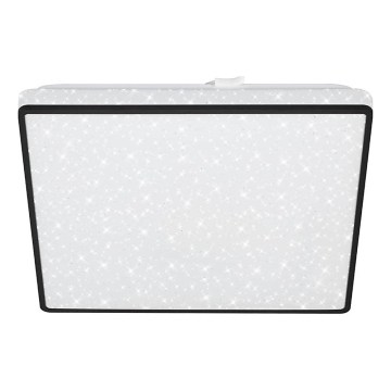 Briloner 3748-415 - LED plafondlamp STAR SKY LED/15W/230V 27x27 cm zwart