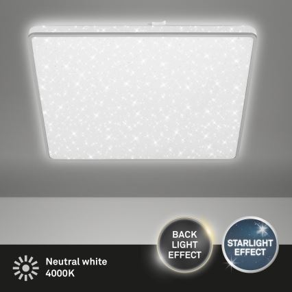 Briloner 3749-414 - LED Plafondlamp LINO LED/24W/230V mat chroom