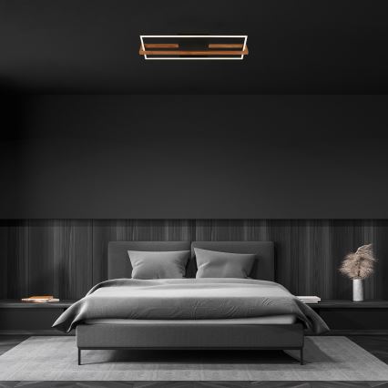 Briloner 3777-015 - LED-plafondlamp FRAME LED/21W/230V 3000K zwart