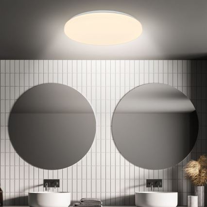 Briloner 3827-016 - LED plafondlamp voor badkamer met sensor WALK LED/13W/230V IP54 Ø 27 cm wit