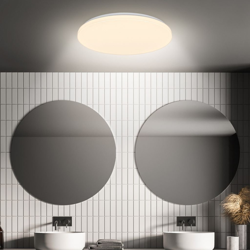 Briloner 3827-016 - LED plafondlamp voor badkamer met sensor WALK LED/13W/230V IP54 Ø 27 cm wit