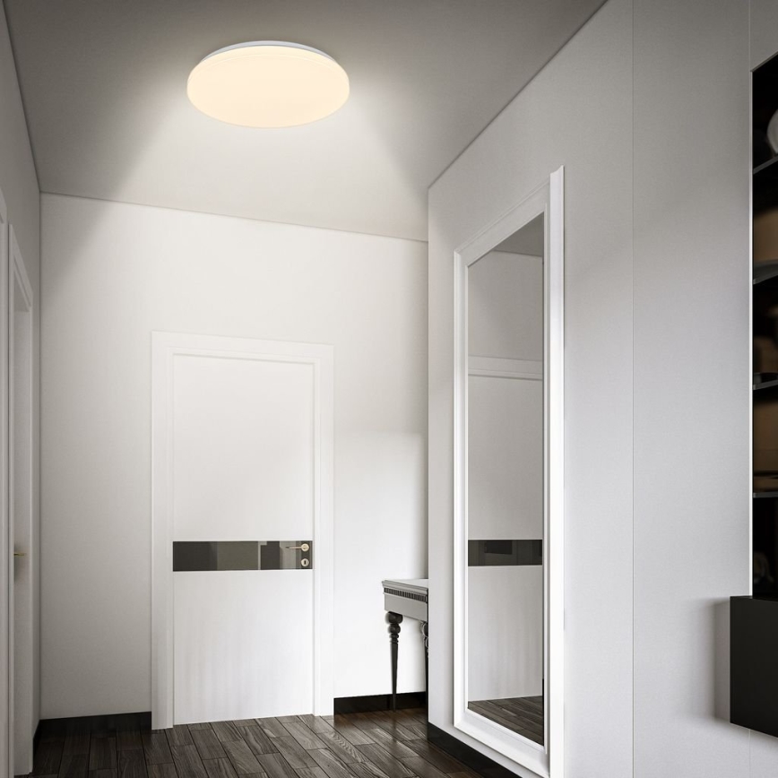Briloner 3827-016 - LED plafondlamp voor badkamer met sensor WALK LED/13W/230V IP54 Ø 27 cm wit