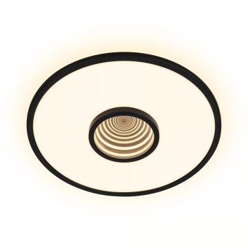 Briloner 3847015 - LED-plafondlamp TORO LED/18W/230V Ø 42 cm zwart