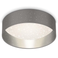 Briloner 3882-014 - LED Plafondlamp MAILA STARRY LED/18W/230V grijs/zilver