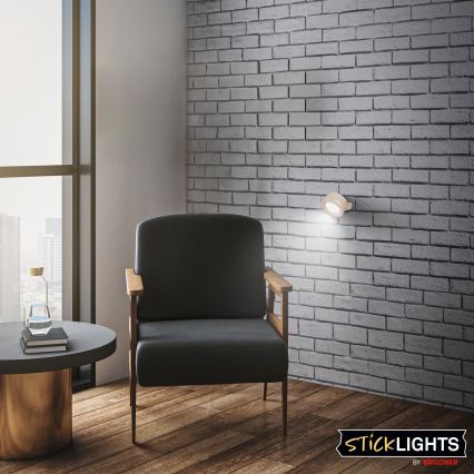 Briloner 3896011 - LED-dimbare oplaadbare wandlamp TARI LED/1,6W/5V 1500 mAh beige