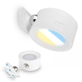 Briloner 3896016 - Dimbare oplaadbare wandlamp TARI LED/1,6W/5V 1500 mAh wit