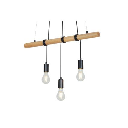 Briloner 4015035 - Hanglamp aan een koord 3xE27/25W/230V rubberen boom