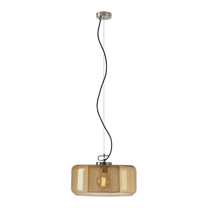 Briloner 4018-017 - Hanglamp aan een koord SEVENTIES 1xE27/40W/230V goud