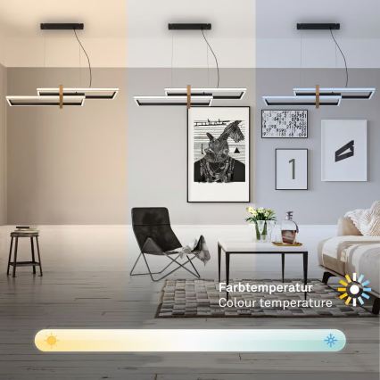 Briloner 4768015 - Dimbare LED-hanglamp aan kabel LED/44W/230V 2700-6500K + afstandsbediening
