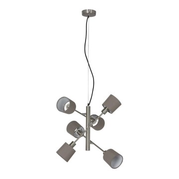 Briloner 4810-062 - Hanglamp aan kabel 6xE14/5,5W/230V