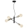 Briloner 4856-045 - Hanglamp aan een koord BLACK STEEL 4xE27/60W/230V