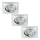 Briloner 6997-039 - SET 3x Hangende LED Badkamer plafond verlichting LED/5W/230V IP23