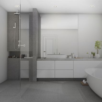 Briloner 7039034 - SET van 3 LED badkamer-inbouwspots 3xLED/5W/230V IP44 mat chroom