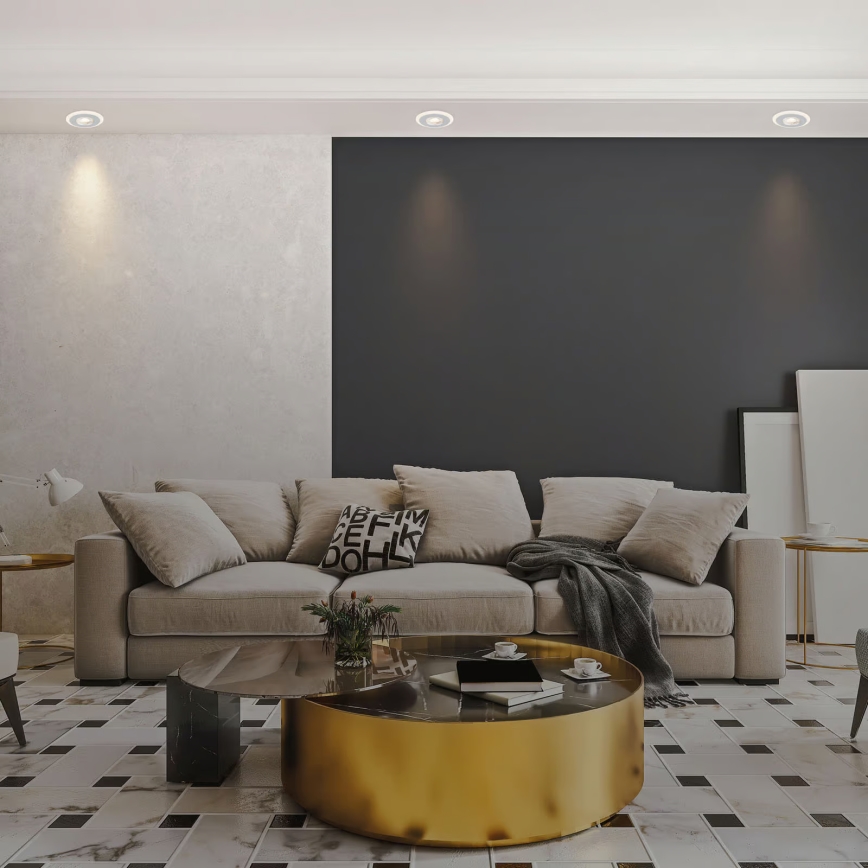 Briloner 7039034 - SET van 3 LED badkamer-inbouwspots 3xLED/5W/230V IP44 mat chroom