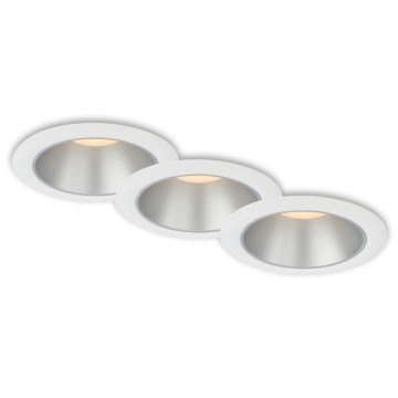 Briloner 7041-036 - SET 3x Hangende LED Badkamer plafond verlichting LED/4,9W/230V IP44 wit