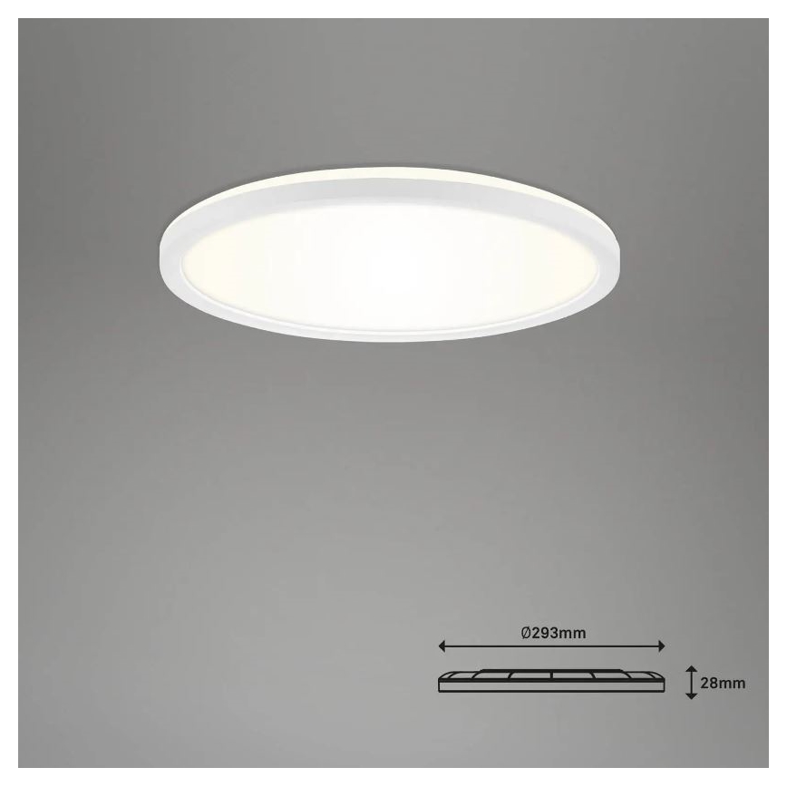 Briloner 7058-016 - LED dimbaar licht SLIM LED/18W/230V 2700-6500K Wi-Fi Tuya + afstandsbediening