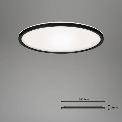 Briloner 7059-015 - Dimbare LED Plafondlamp SLIM LED/22W/230V 2700-6500K Wi-Fi Tuya + afstandsbediening