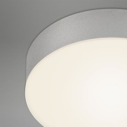 Briloner 7066-014 - LED Plafondlamp FLAME LED/21W/230V 3000K zilver diameter 28,7 cm