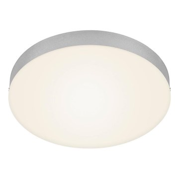 Briloner 7066-014 - LED Plafondlamp FLAME LED/21W/230V 3000K zilver diameter 28,7 cm