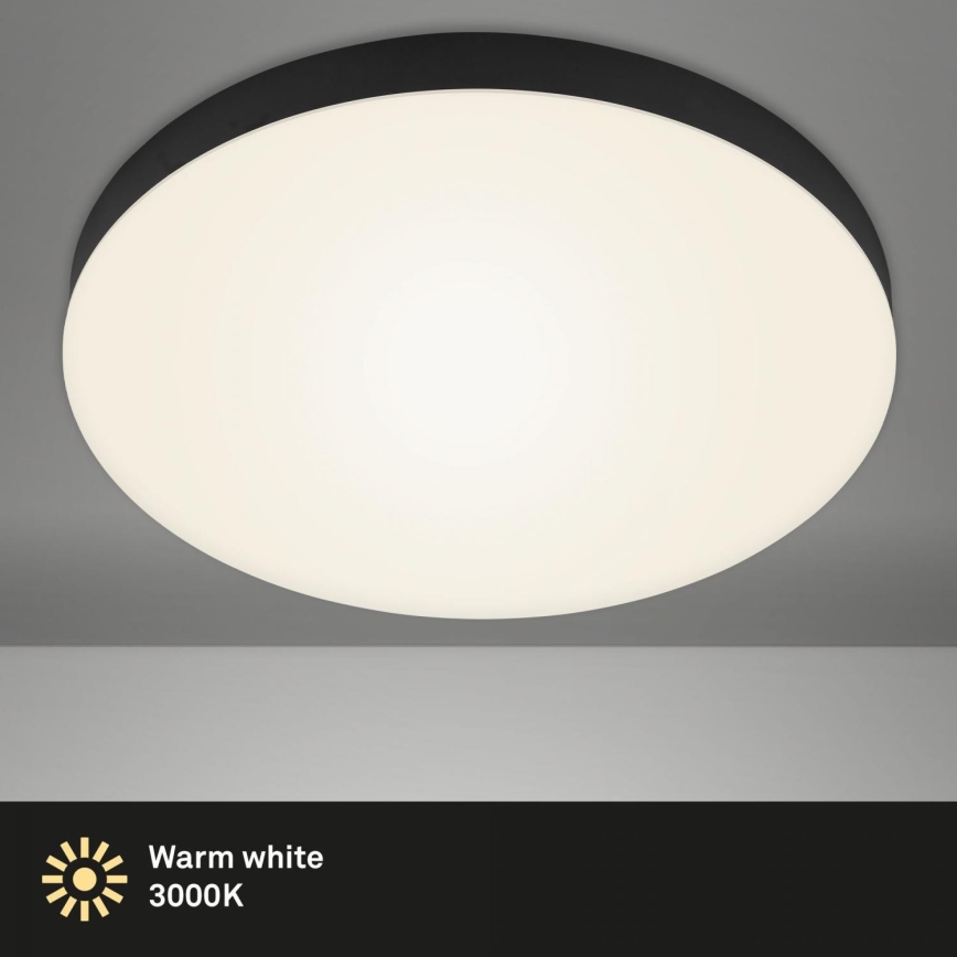 Briloner 7068-015 - LED Plafondlamp FLAME LED/24,5W/230V 3000K zwart