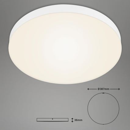 Briloner 7068-016 - LED Plafondlamp FLAME LED/24,5W/230V 3000K diameter 38 cm wit