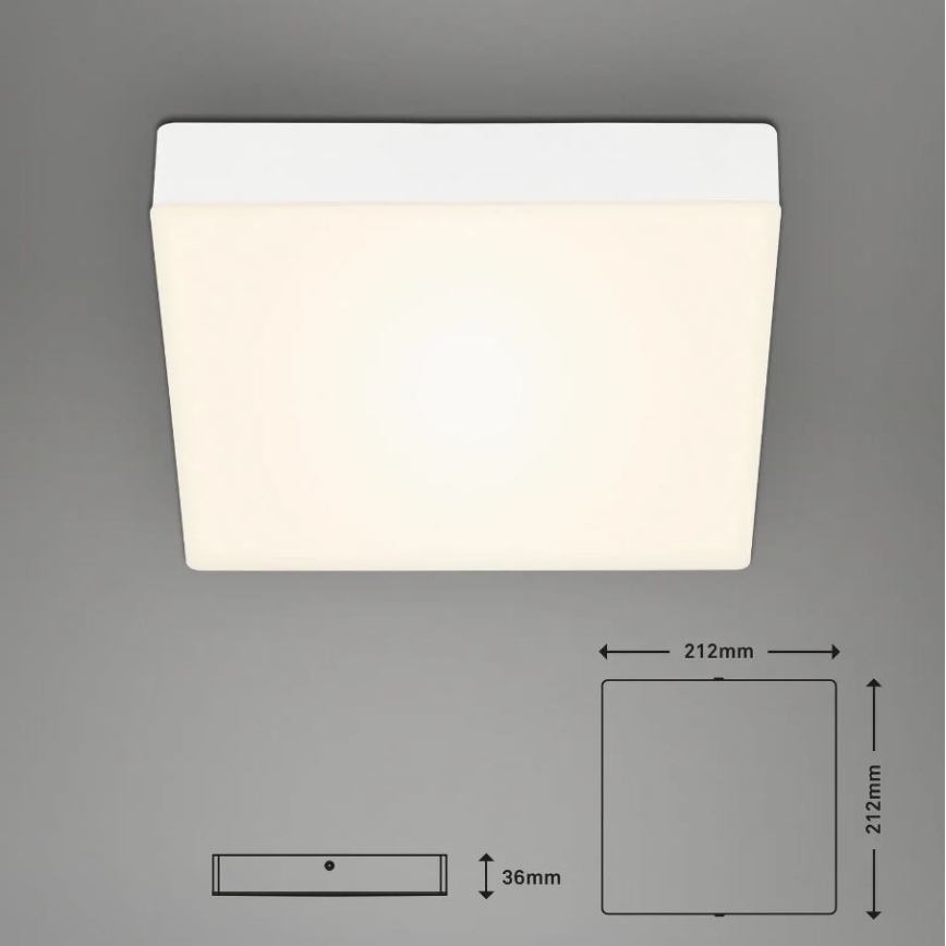 Briloner 7070-016 - LED Plafondlamp FLAME LED/16W/230V wit
