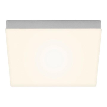 Briloner 7071-014 - LED Plafondlamp FLAME LED/21W/230V 3000K 28,7x28,7 cm zilver