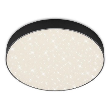 Briloner 7074-415 - LED Plafondlamp STAR SKY LED/21W/230V 4000K diameter 28 cm zwart