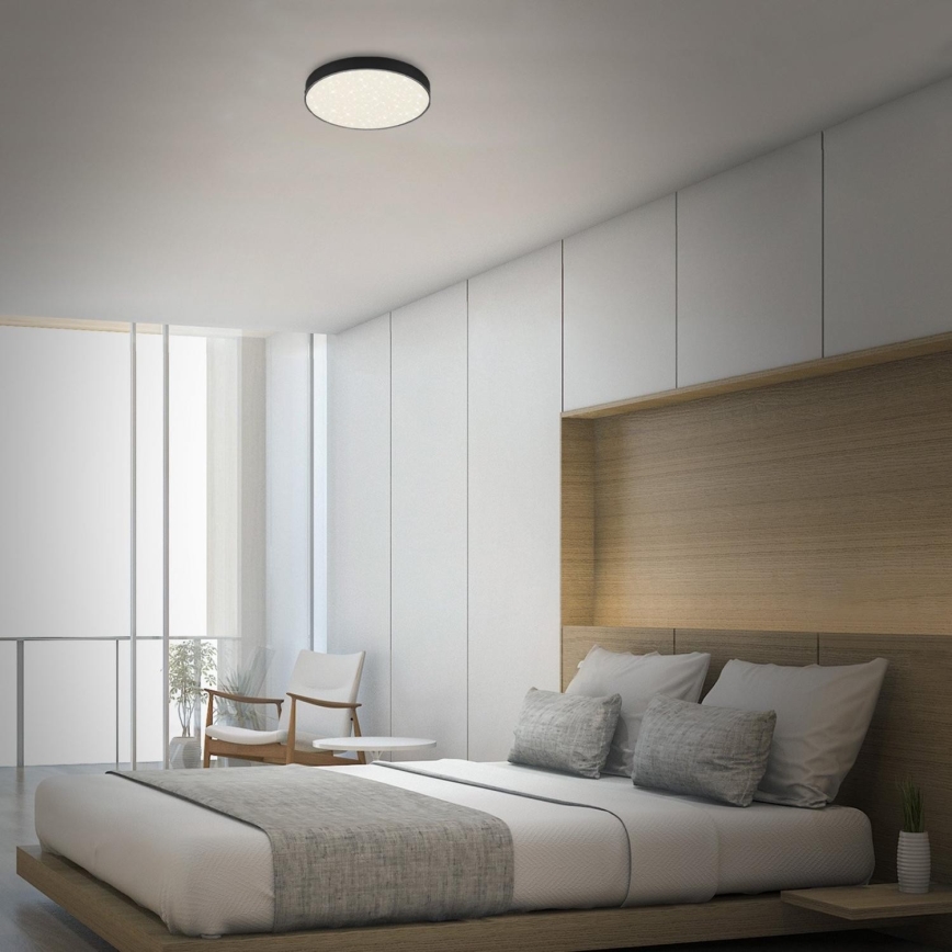 Briloner 7074-415 - LED Plafondlamp STAR SKY LED/21W/230V 4000K diameter 28 cm zwart
