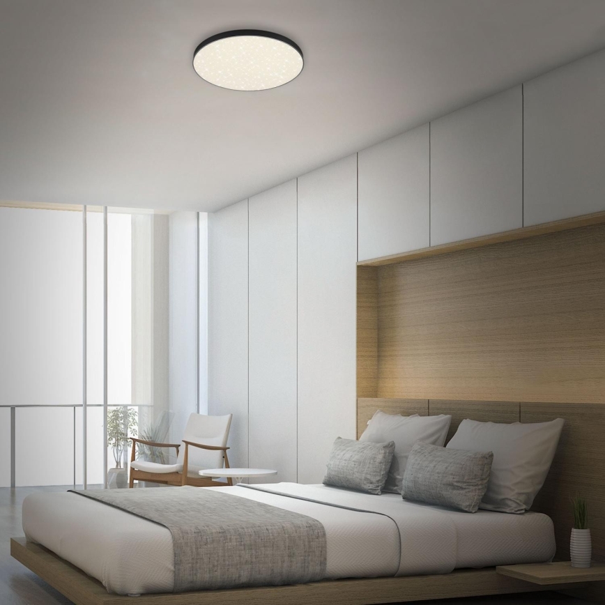 Briloner 7075-415 - LED Plafondlamp STAR SKY LED/24,5W/230V 4000K diameter 38 cm zwart
