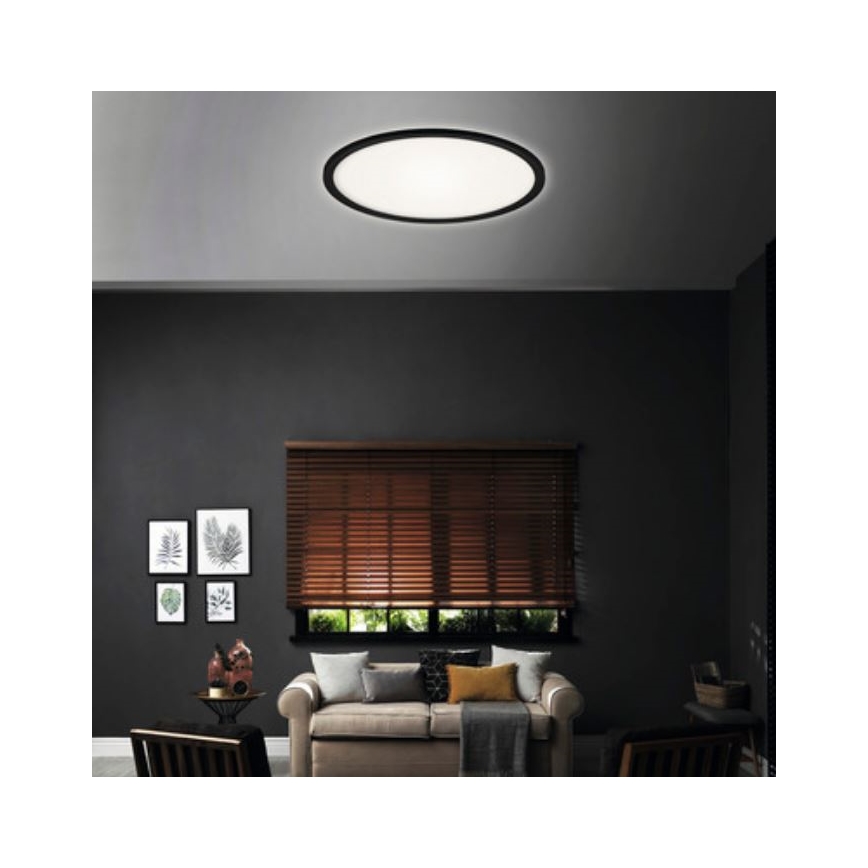 Briloner 7079-015 - Dimbare LED plafondlamp SLIM LED/18W/230V 2700-6500K + afstandsbediening