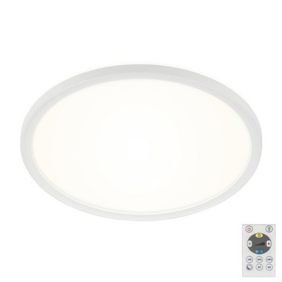 Briloner 7079-016 - Dimbare LED plafondlamp SLIM LED/18W/230V 2700-6500K + afstandsbediening