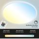 Briloner 7079-016 - Dimbare LED plafondlamp SLIM LED/18W/230V 2700-6500K + afstandsbediening