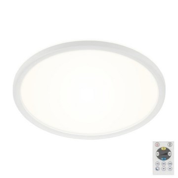 Briloner 7079-016 - LED dimbare plafondlamp SLIM LED/18W/230V 2700-6500K + afstandsbediening