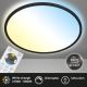 Briloner 7080-015 - Dimbare LED plafondlamp SLIM LED/22W/230V 2700-6500K + afstandsbediening