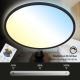 Briloner 7080-015 - Dimbare LED plafondlamp SLIM LED/22W/230V 2700-6500K + afstandsbediening
