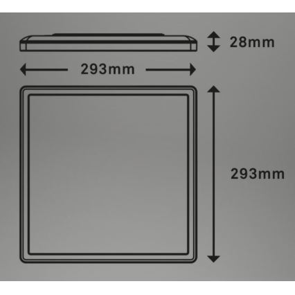 Briloner 7081-015 - Dimbare LED plafondlamp SLIM LED/18W/230V 2700-6500K + afstandsbediening