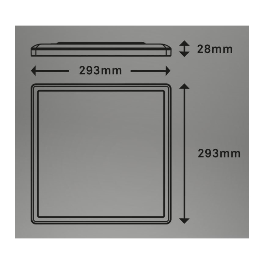 Briloner 7081-015 - Dimbare LED plafondlamp SLIM LED/18W/230V 2700-6500K + afstandsbediening