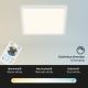 Briloner 7081-016 - Dimbare LED Plafondlamp SLIM LED/18W/230V 2700-6500K + afstandsbediening