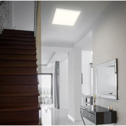 Briloner 7082-016 - LED dimbare plafondlamp SLIM LED/22W/230V 2700-6500K + afstandsbediening