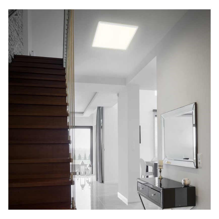 Briloner 7082-016 - LED dimbare plafondlamp SLIM LED/22W/230V 2700-6500K + afstandsbediening