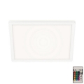 Briloner 7090-416 - LED RGBW dimbare plafondlamp SLIM LED/15W/230V + afstandsbediening